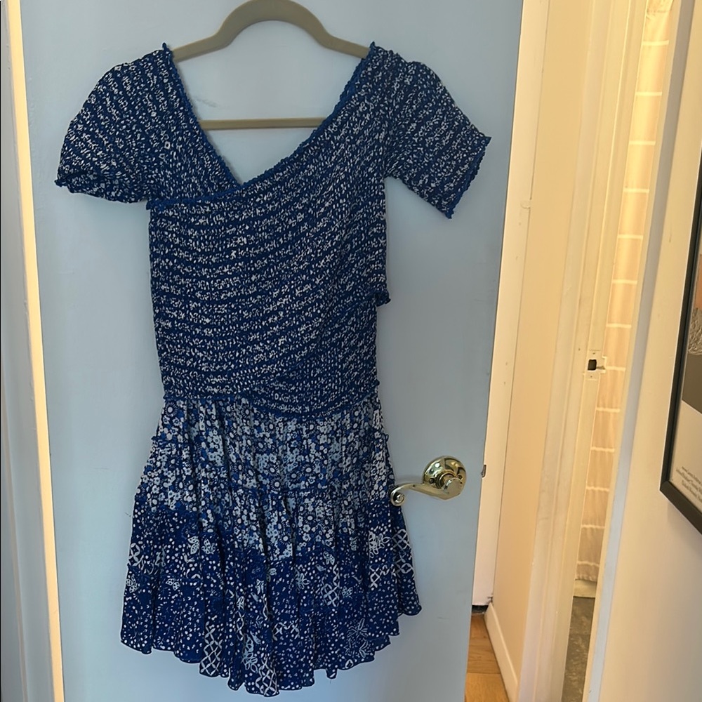 Poupette St Barth beautiful blue summer dress